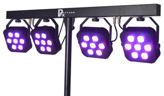 Stage Lighting Par Bar With Stand, Remote Control & Bag